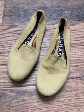 Rochas Yellow  Ballet Flats Women’s US 6–6.5  Made in Italy